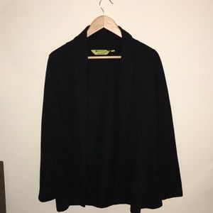 Black cotton cardigan
